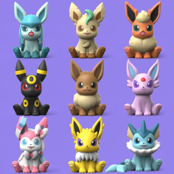 Chibi Eeveelution Set