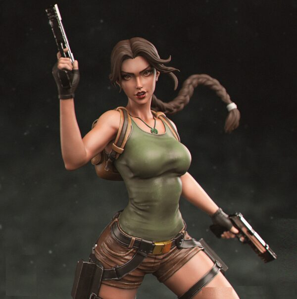 Lara Croft with Pistols